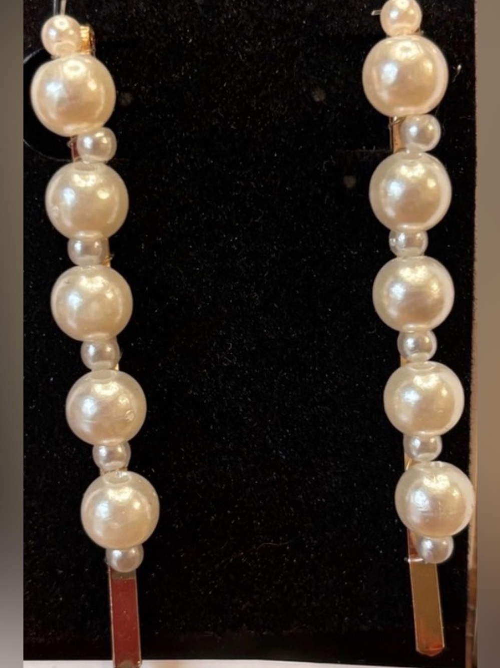 Pearl Bobby Pin Hair Clips - Cream Pearl Accent